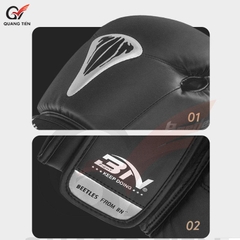 Găng tay boxing BN 8.0 2025 cao cấp chính hãng - Màu Xanh