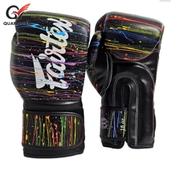 Găng Tay Boxing FAIRTEX BGV14PT MICROFIBER BLACK/SPLASH