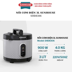 Nồi cơm điện 3L Sunhouse SHD8306
