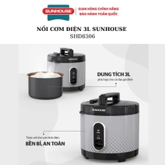 Nồi cơm điện 3L Sunhouse SHD8306
