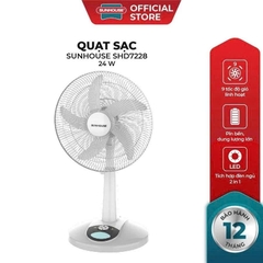 Quạt sạc Sunhouse SHD7228