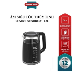 Ấm siêu tốc thủy tinh 1.7L Sunhouse Mama SHD1333