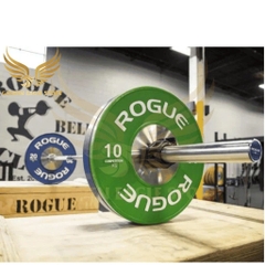 Tạ bánh cao su lõi thép to ROGUE cao cấp nhập khẩu 25kg (màu đỏ)