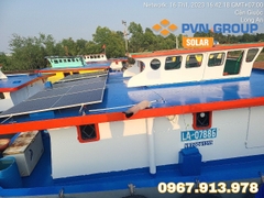 BÀN GIAO HỆ THỐNG ĐIỆN MẶT TRỜI HỆ 48V LƯU TRỮ 6KWP ĐIỆN - CẦN GIUỘC - LONG AN