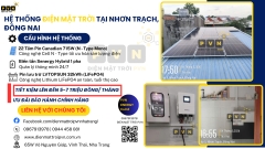 PVN BÀN GIAO HỆ THỐNG ĐIỆN MẶT TRỜI HYBRID 15,73 kWp NHƠN TRẠCH, ĐỒNG NAI