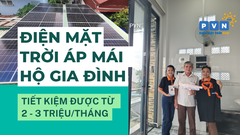 ĐIỆN MẶT TRỜI ÁP MÁI HỘ GIA ĐÌNH HỆ 3KW