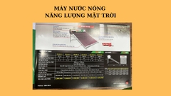 NGUYÊN LÍ HOẠT ĐỘNG CỦA MÁY NƯỚC NÓNG NĂNG LƯỢNG MẶT TRỜI