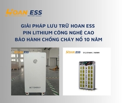 Giải pháp Pin lưu trữ Lithium uy tín hàng đầu tại Việt Nam - Hoan ESS