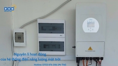 NGUYÊN LÍ HOẠT ĐỘNG CỦA ĐIỆN NĂNG LƯỢNG MẶT TRỜI