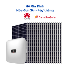 Giải pháp Hòa lưới 10KW không lưu trữ