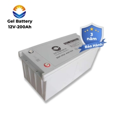 Ắc quy Gel Battery 12V-200Ah/Chuyên lưu trữ điện mặt trời