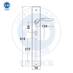 KHÓA TAY GẠT CỬA GỖ - SPH-125102 CỬA SẢNH