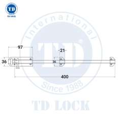 CHỐT CỬA CỬA GỖ SCH-68140 INOX TRẮNG
