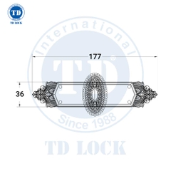 CREMONE CỬA GỖ - BCM-68340-2