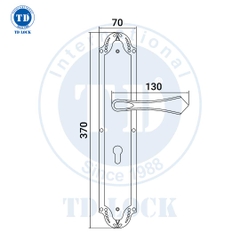 KHÓA TAY GẠT CỬA GỖ BRACCIANO - SDH-631631 CỬA CHÍNH
