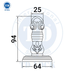 HÍT CỬA CỬA GỖ - BHI-13001