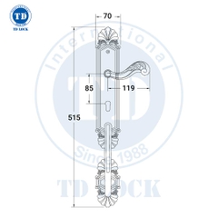 KHÓA TAY GẠT CỬA GỖ HAWAII VILLAGES - BPH-226726-2 CỬA SẢNH