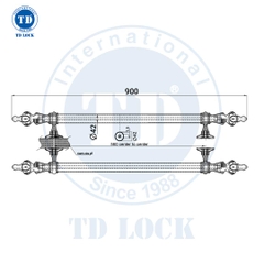 TAY NẮM SẢNH CỬA GỖ - BPH-680902-2 CỬA SẢNH