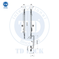 KHÓA ĐIỆN TỬ THÔNG MINH CỬA GỖ - BSM-488489-G