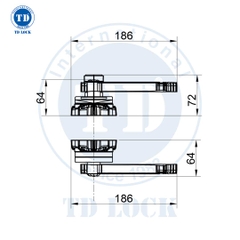 KHÓA ĐIỆN TỬ THÔNG MINH CỬA GỖ - BSM-488489-G