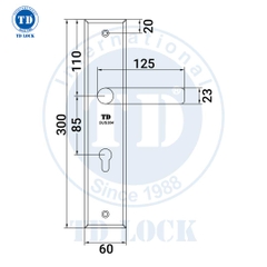 KHÓA TAY GẠT CỬA GỖ - IDH-000002 CỬA CHÍNH