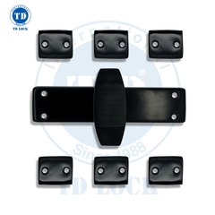 CHỐT CREMONE CỬA GỖ ICM-68155-B INOX ĐEN