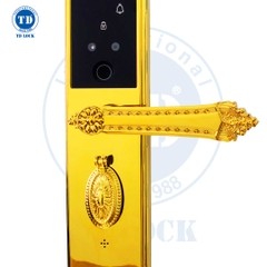 KHÓA ĐIỆN TỬ THÔNG MINH CỬA GỖ MẠ 24K - BSM-680489-G