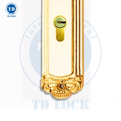KHÓA TAY GẠT CỬA GỖ KING CROWN - BDH-179266-G CỬA CHÍNH GOLD