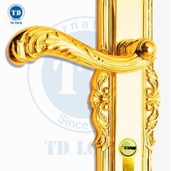 KHÓA TAY GẠT CỬA GỖ CORONA - BDH-184270-G CỬA CHÍNH GOLD