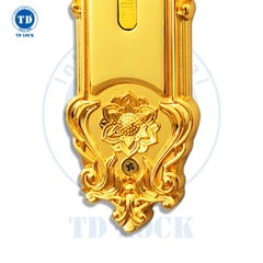KHÓA TAY GẠT CỬA GỖ LOTUS - BDH-341341-G CỬA CHÍNH GOLD