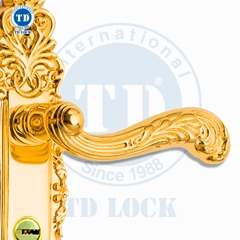 KHÓA TAY GẠT CỬA GỖ CORONA - BTP-185271-G CỬA PHÒNG GOLD