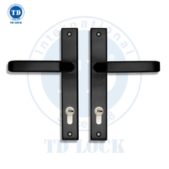 KHÓA TAY GẠT CỬA NHÔM ĐA ĐIỂM- SDH-235251-M-B XÁM ĐEN