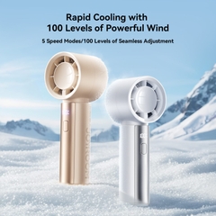 Quạt mini Cầm Tay Joyroom CY716 pin 4000mAh (13,500 RPM HyperDrive™, hơn 6 tiếng sử dụng)