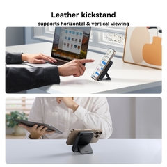 Sạc dự phòng iPhone 22.5W Joyroom PBM11 không dây nam châm tích hợp giá đỡ Kick Stand dùng cho điện thoại không dây iPhone, Samsung tặng kèm cáp sạc C to C