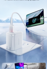 Củ sạc 30W Joyroom TCG14 nhỏ gọn di động 3 cổng sạc Lightning Type-C USB