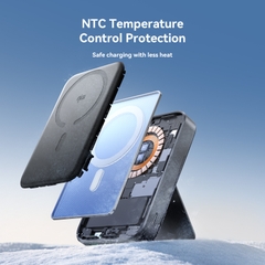 Sạc dự phòng iPhone 22.5W Joyroom PBM11 không dây nam châm tích hợp giá đỡ Kick Stand dùng cho điện thoại không dây iPhone, Samsung tặng kèm cáp sạc C to C