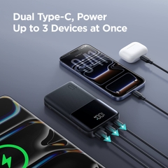 Sạc dự phòng Joyroom QP191 Mini Star công suất 22.5W Power Bank có màn hình hiển thị pin - Chứng nhận CCC - FCC - CE