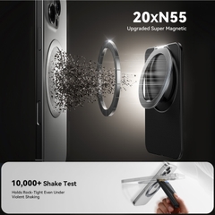 Ví da iPhone Joyroom ZS432 MagSafe Wallet nam châm, aluminum alloy, giá đỡ đa năng