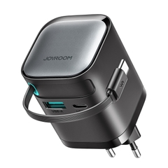 Củ sạc nhanh Joyroom 65W dây rút gọn tích hợp TCL02 GaN Charger with Retractable Cable