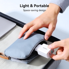 Củ sạc 30W TCF15 Joyroom 2 cổng sạc USB và C dùng cho điện thoại Samsung, iPhone