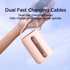 Sạc dự phòng 22.5W Joyroom L012 Colorful 20.000mAh tích hợp cáp sạc điện thoại chứng nhận CCC-FCC-CE