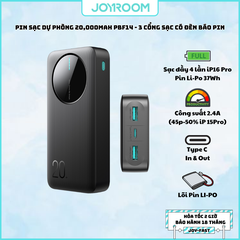 Sạc dự phòng 20000mAh Joyroom PBF14 sạc nhanh 2.4A đèn hiển thị dung lượng