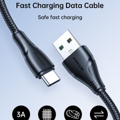 Cáp sạc nhanh Joyroom S-UC027A11 Surpass Series 3A USB C Fast Charging Data Cable