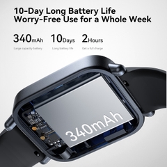 Đồng hồ thông minh Joyroom FT3s Fit life Series Smart Watch tích hợp hơn 90 môn thể thao và đo sức khỏe nhịp tim, huyết áp, SPO2 màn hình sắc nét