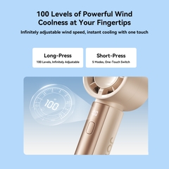 Quạt mini Cầm Tay Joyroom CY716 pin 4000mAh (13,500 RPM HyperDrive™, hơn 6 tiếng sử dụng)
