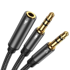 Cáp âm thanh Joyroom SY-A04 Headphone male to 2-female Y-splitter audio cable