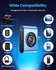 Bộ thu nhận Bluetooth Wireless Joyroom CB1 Receiver dùng trên xe hơi chuyển đổi Stereo/Home Stereo/Wired Headphones/Speaker