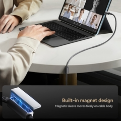 Cáp sạc Joyroom A50 Unlimited tích hợp bộ cố định cáp nam châm sạc nhanh 3A truyền dữ liệu USB to Lightning dùng cho iPhone, iPad