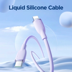 Cáp sạc Joyroom 30W SA29 Colorful Series Liquid Silicone Type C to Lightning dùng cho iPhone 14, Samsung thiết kế độc đáo dây nhựa màu sắc năng động