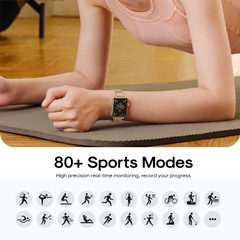 Đồng hồ thông minh Joyroom FT5 Classic Series Smart Watch tích hợp hơn 80 môn thể thao và đo sức khỏe nhịp tim, huyết áp, SPO2 màn hình 1.83